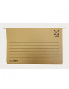 C 25 carpeta colgante fº master lomo v visor largo bicolor